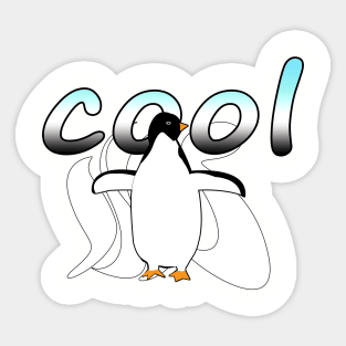 Cool Penguin Sticker